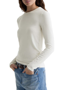 Julia Long Sleeve Tee in Powder