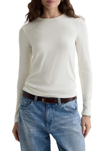 Julia Long Sleeve Tee in Powder