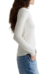 Julia Long Sleeve Tee in Powder