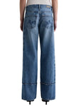 Adria Paneled Fit Low Rise Wide Leg in Socialite