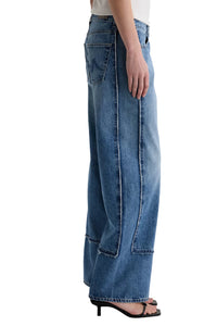 Adria Paneled Fit Low Rise Wide Leg in Socialite