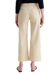 Saige Wide Leg Crop Corduroy in Opal Stone