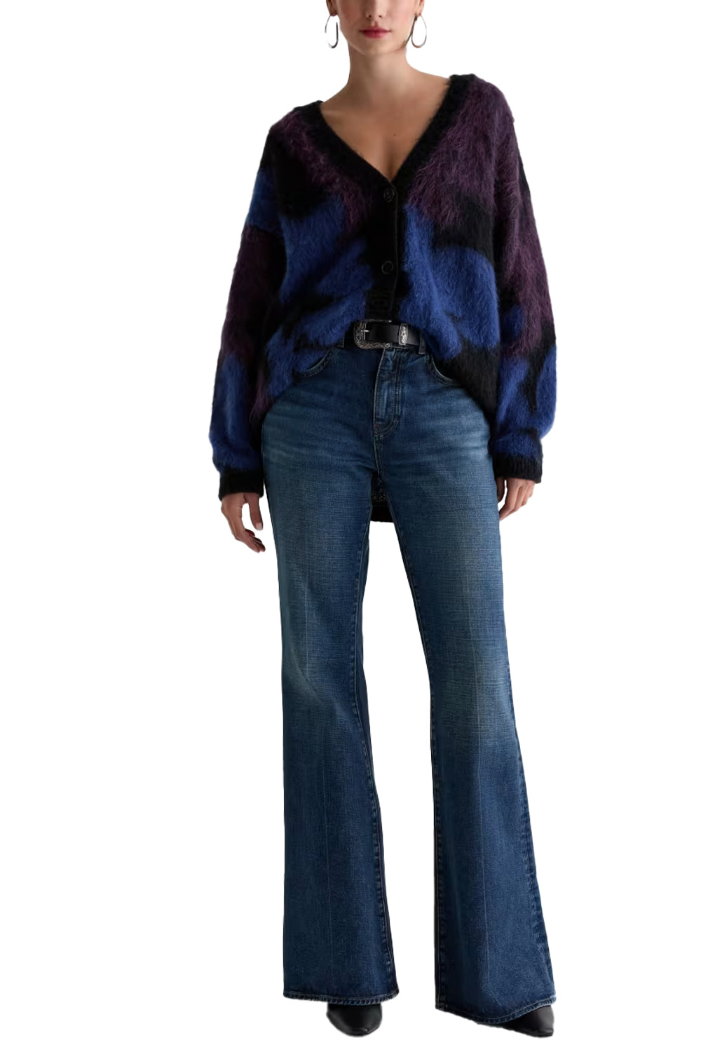 Georgia Relaxed Flare in Indigo Tone
