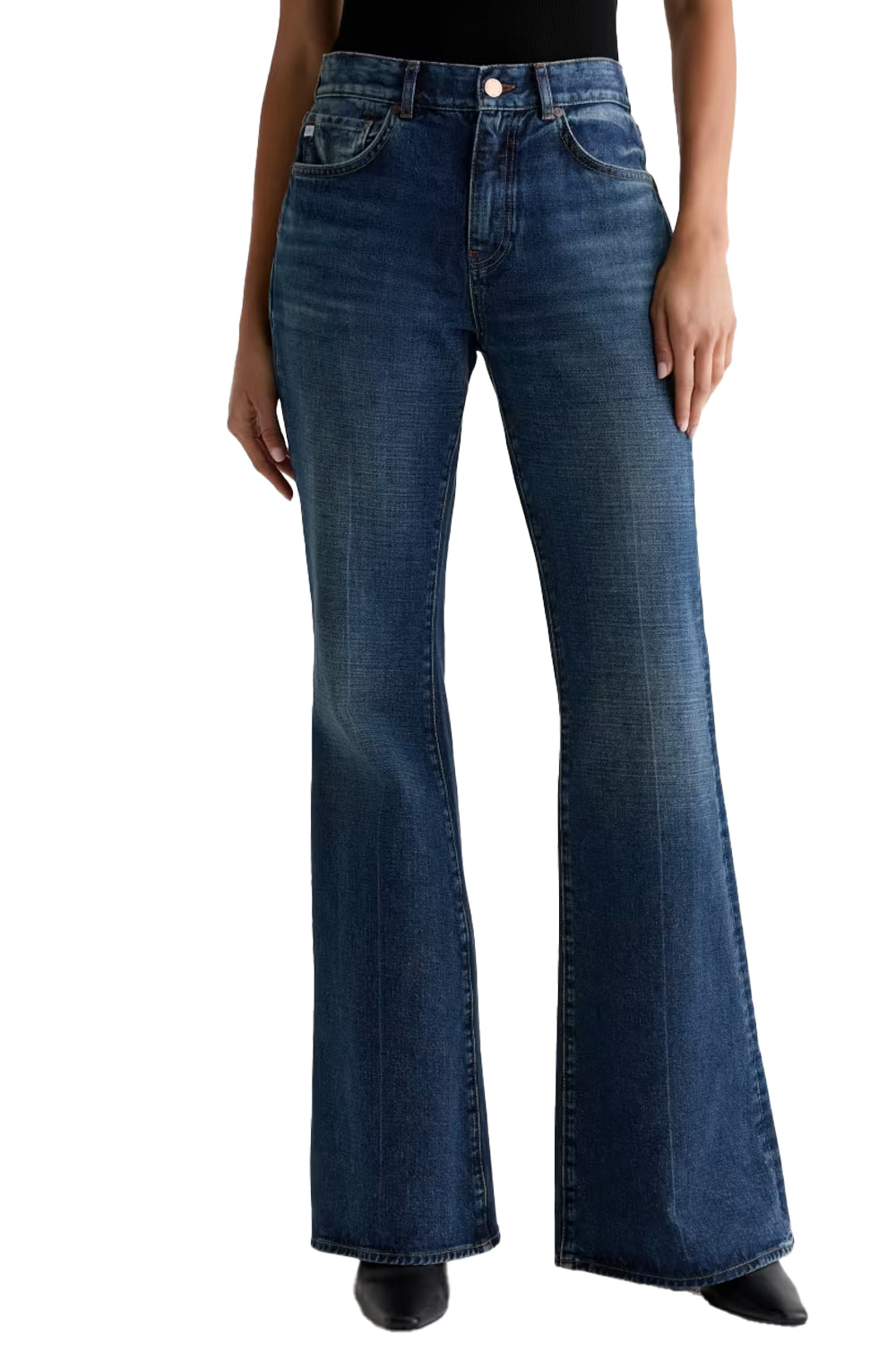 Georgia Relaxed Flare in Indigo Tone