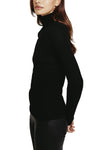 Chels Turtleneck in Super Black