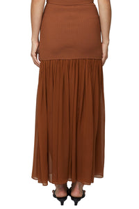 Hayden Skirt in Light Chestnut