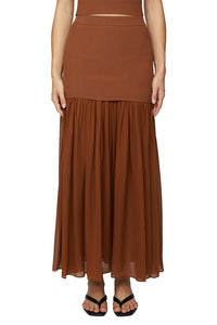 Hayden Skirt in Light Chestnut