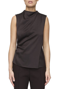 Amira Top in Ganache