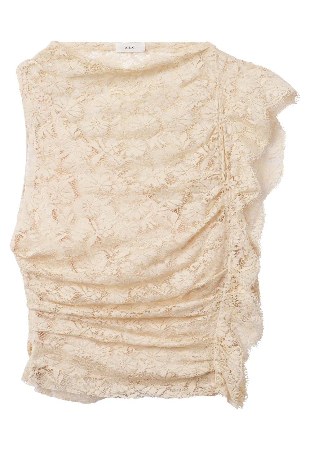 Astrid Lace Top in Crema Dolce
