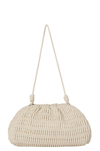 Elio Convertible Clutch Bag in Champagne