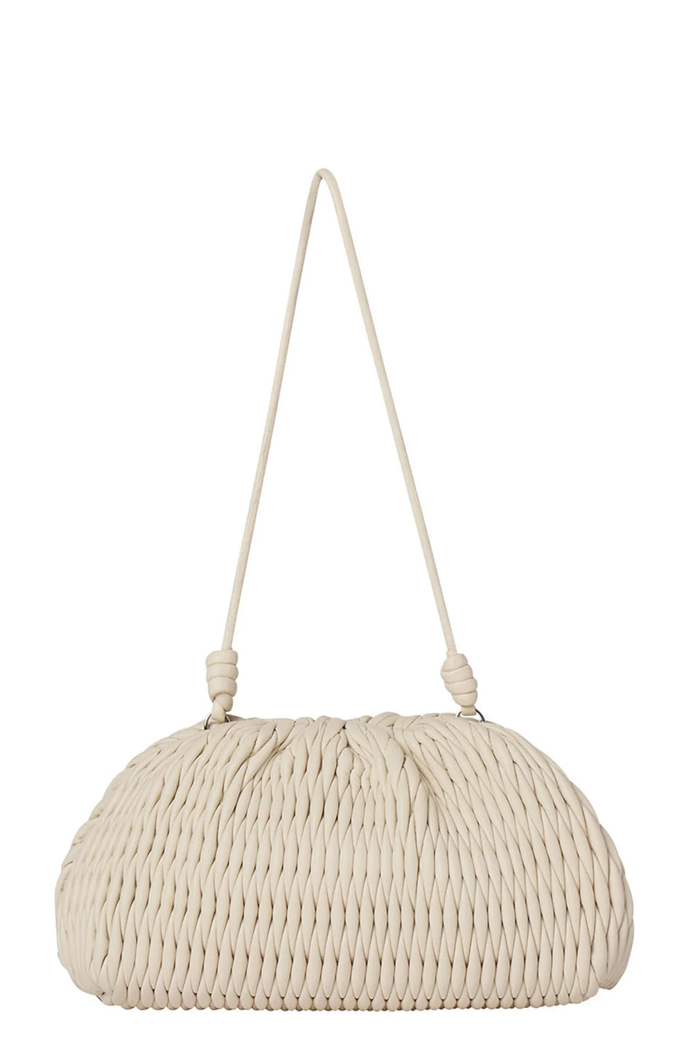 Elio Convertible Clutch Bag in Champagne