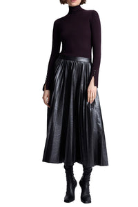 Etta Skirt in Deepest Brown