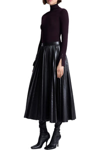 Etta Skirt in Deepest Brown