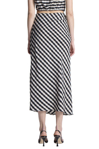 Jean Skirt Black Tan