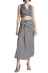 Jean Skirt Black Tan