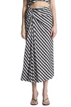 Jean Skirt Black Tan