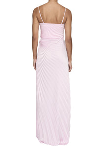 Layla Strapless Pleated Gown in Wisteria