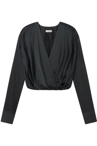 Leanna Silk Top in Botanic