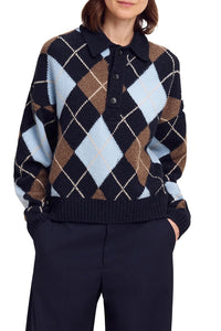 Lennon Sweater in Sky Blue Combo