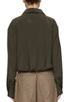 Leo Top in Olive Brown