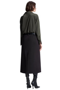 Leo Top in Olive Brown