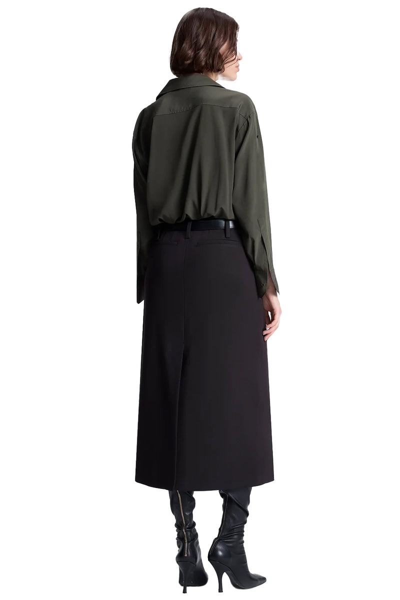 Leo Top in Olive Brown