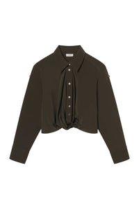 Leo Top in Olive Brown