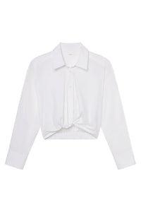  Leo Top  in Bright White