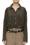 Leo Top in Olive Brown