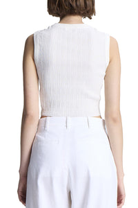 Lottie Top in Bright White