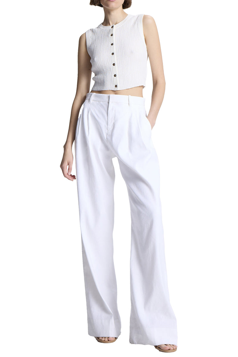 Lottie Top in Bright White
