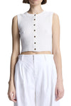 Lottie Top in Bright White