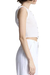 Lottie Top in Bright White