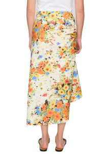 Naomi Skirt in Butter Poppy Multi