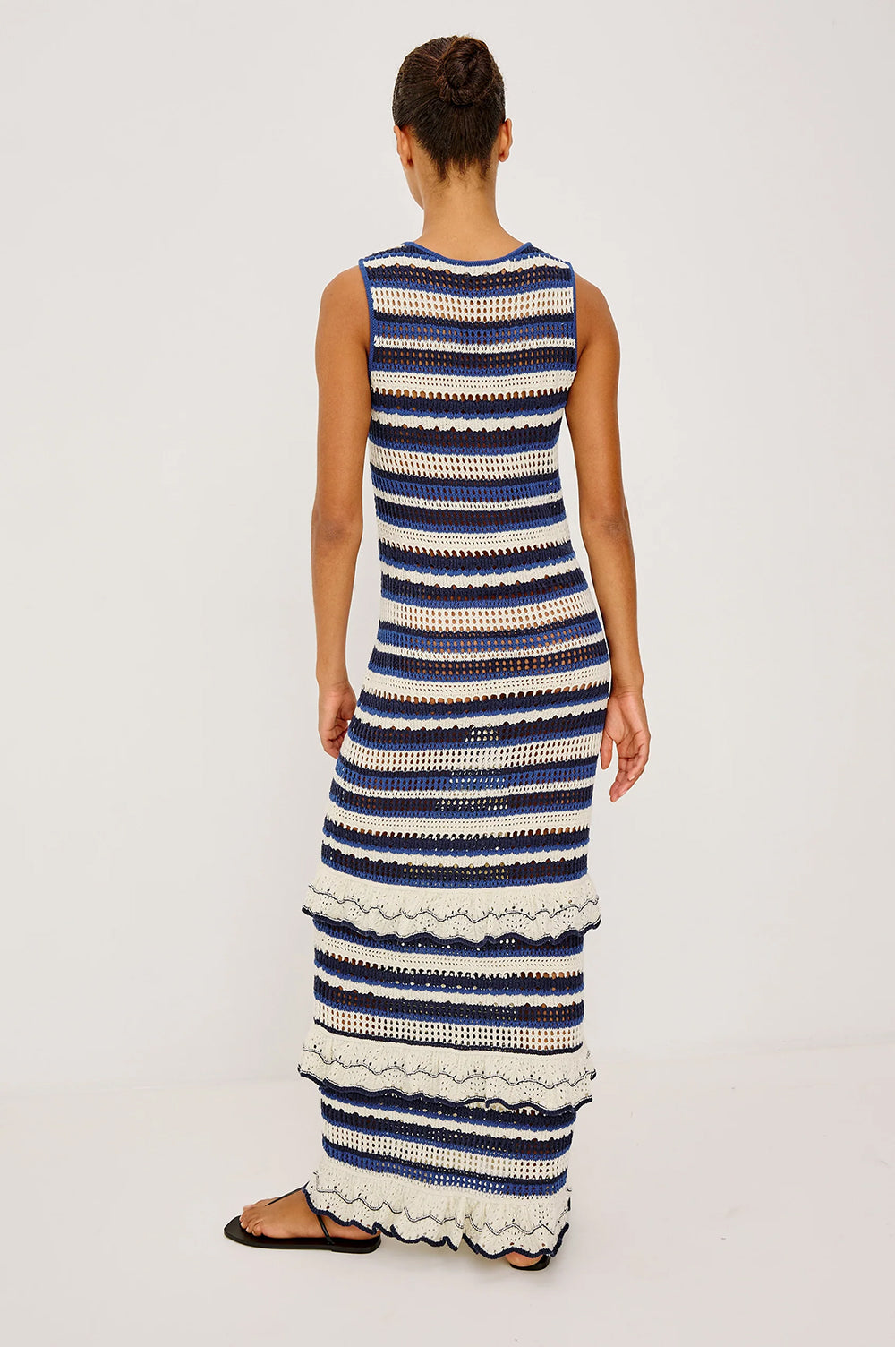 Ana Dress in Crete Stripe