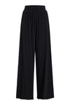 High Torsion Wide Leg Pull On Pant in Black