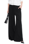 High Torsion Wide Leg Pull On Pant in Black