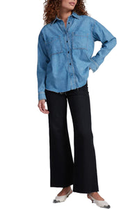 Oversized Denim Shirt in Palm Canyon