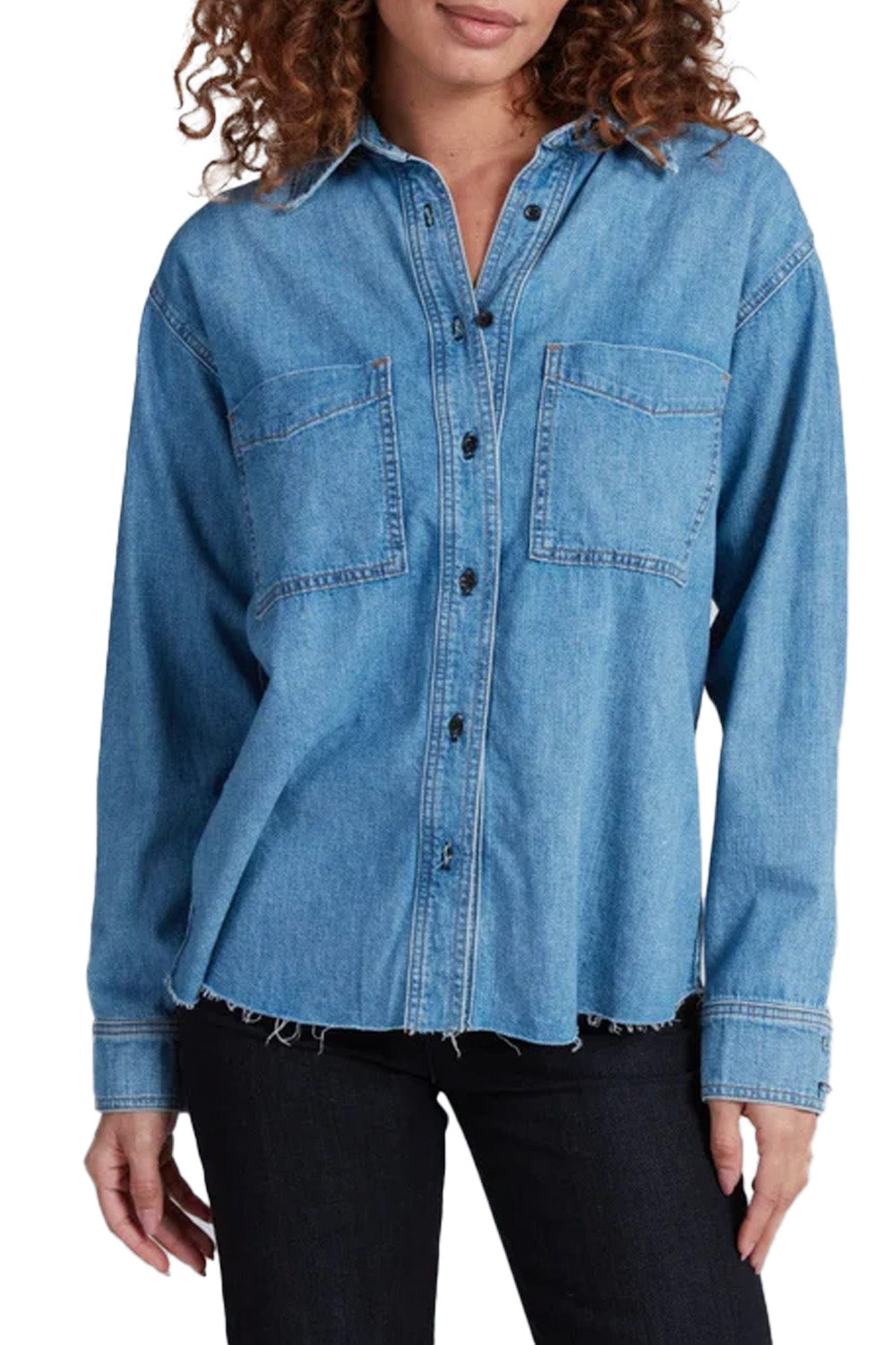 Oversized Denim Shirt in Palm Canyon