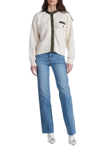 Greenwich Cardigan in Natural Safari