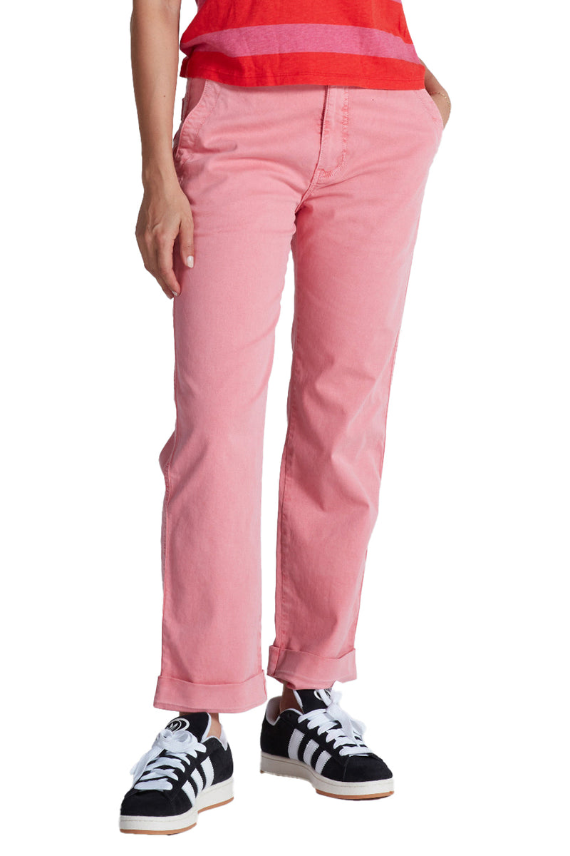 Tomboy Washed Twill Pant in Washed Pink