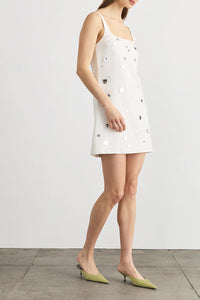 Barton Mirror Dress in Cream