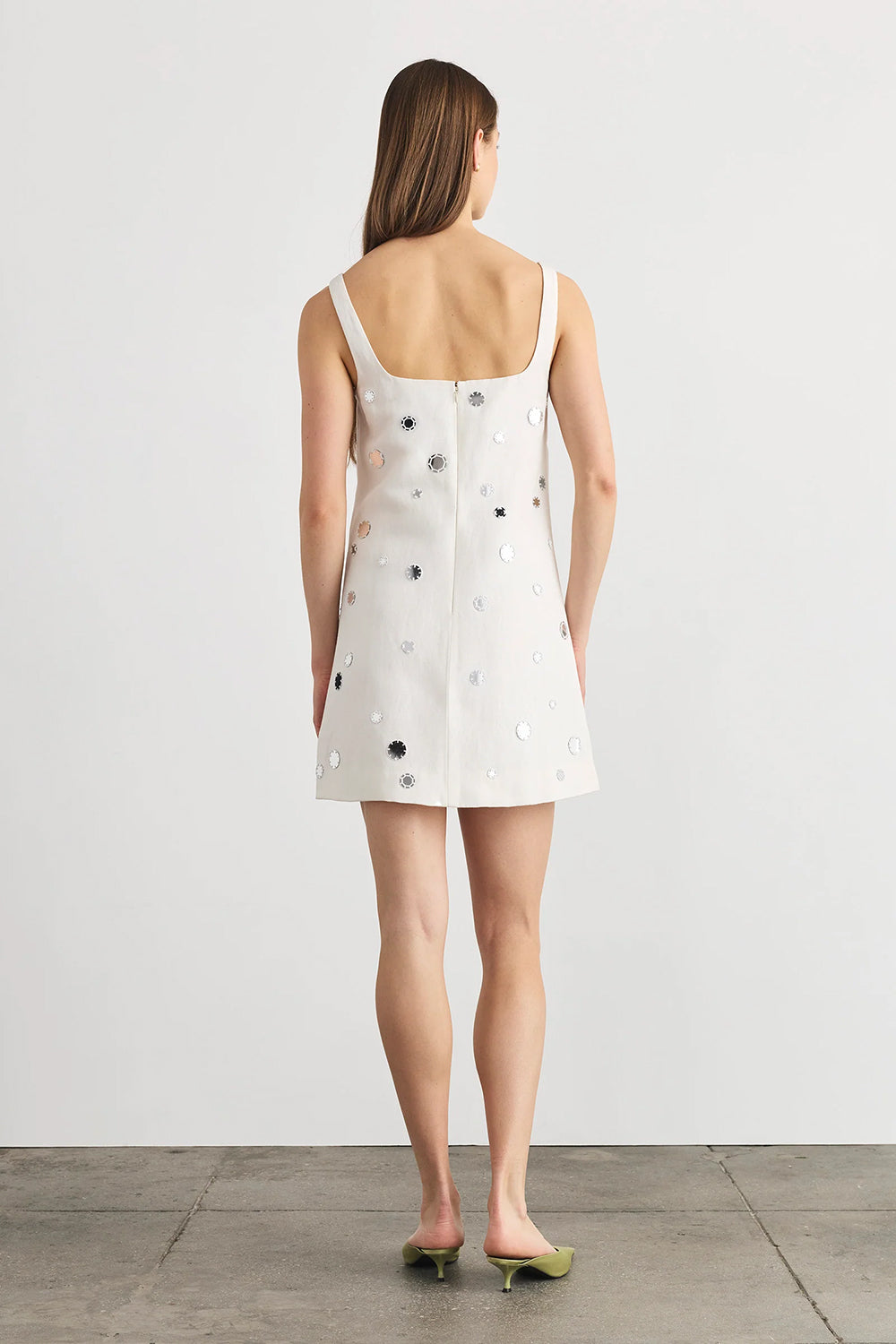 Barton Mirror Dress in Cream