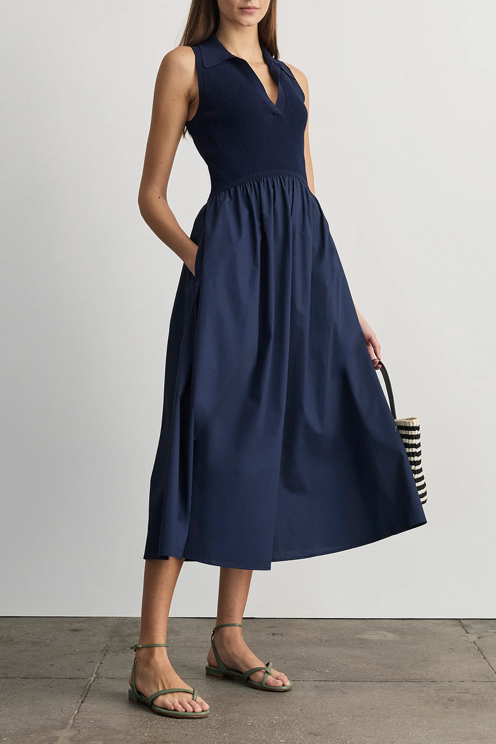 Bess Dress in Maritime Blue