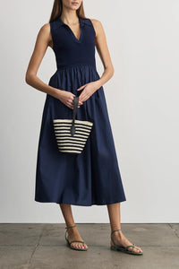 Bess Dress in Maritime Blue
