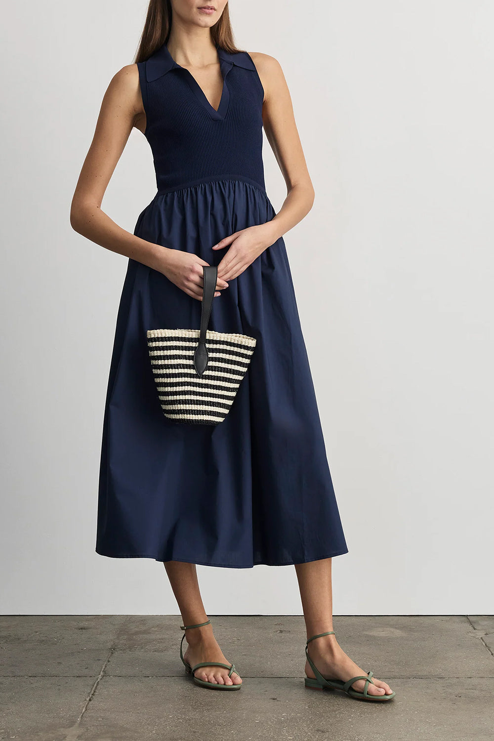 Bess Dress in Maritime Blue