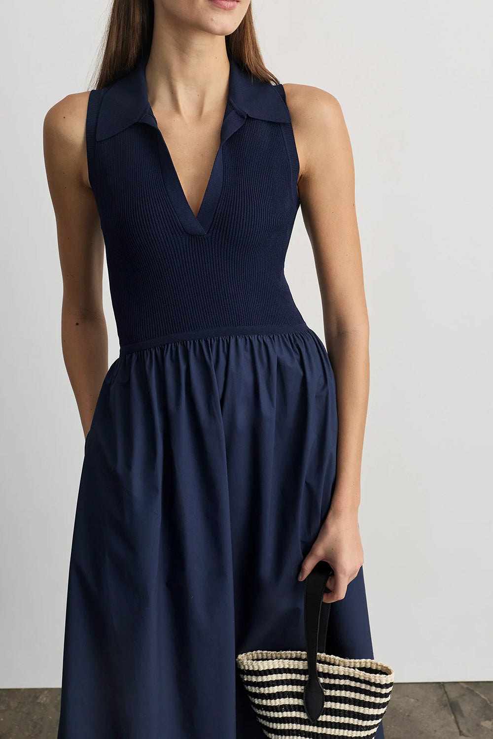 Bess Dress in Maritime Blue