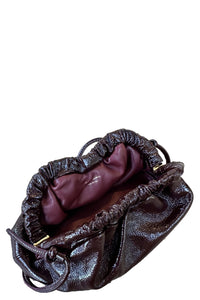 Mini Cloud Clutch in Oxblood