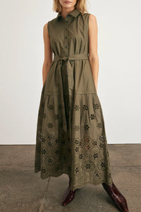 Bailey Dress in Fern