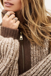 Rabel Cardigan in Marron